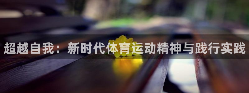 蚂蚁体育下载：超越自我：新时代体育运动精神与践行实践