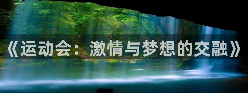 蚂蚁体育营销中心王鹏：《运动会：激情与梦想的交融》